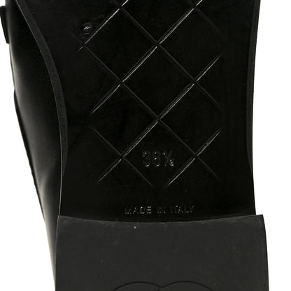Chanel Lambskin Quilted CC Turnlock Loafers 38.5 Black 7 of 11