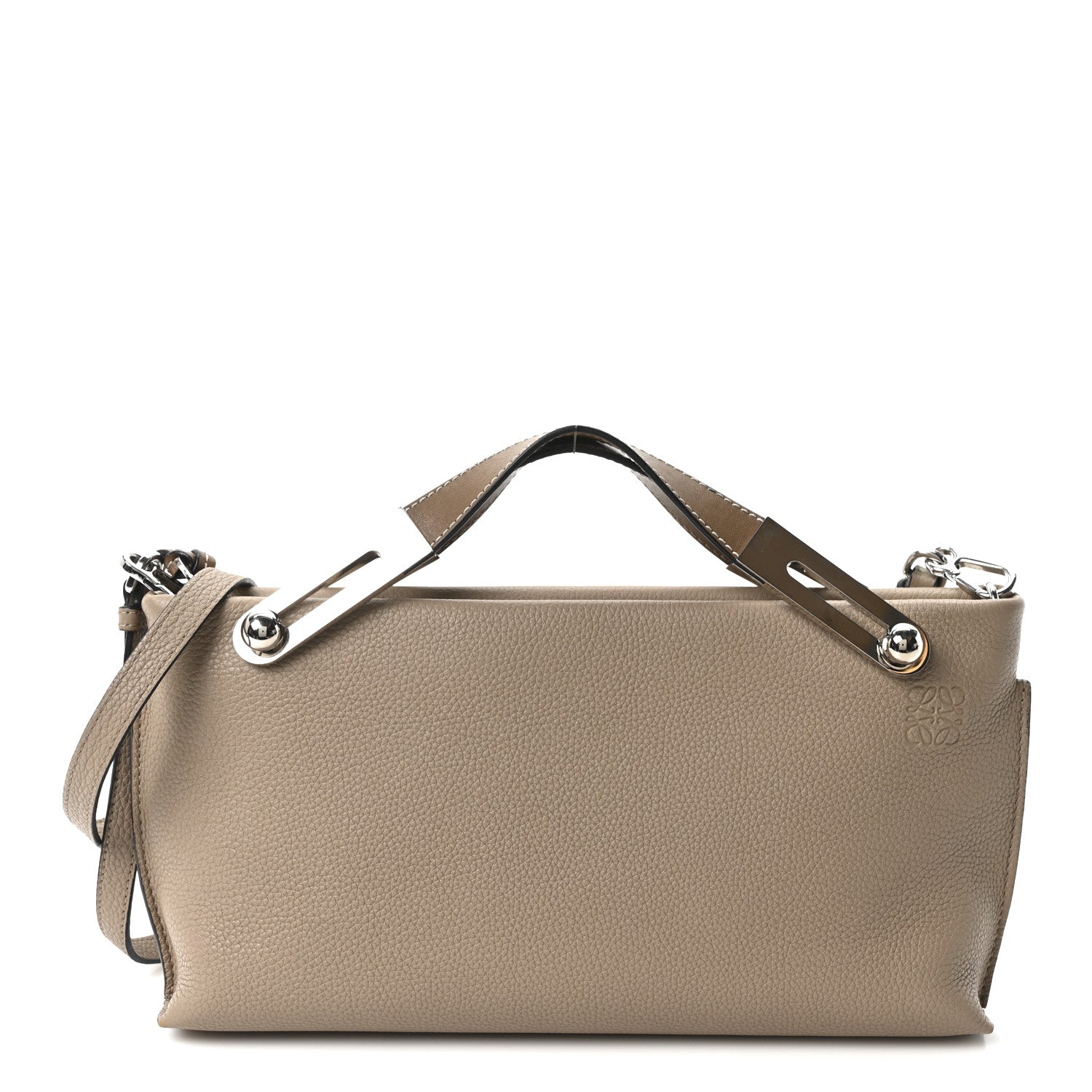 LOEWE  バッグ　missy bag  ロエベ ミッシー スモール Loewe Grained Calfskin Small Missy Bag Sand 1841586 – FASHIONPHILE
