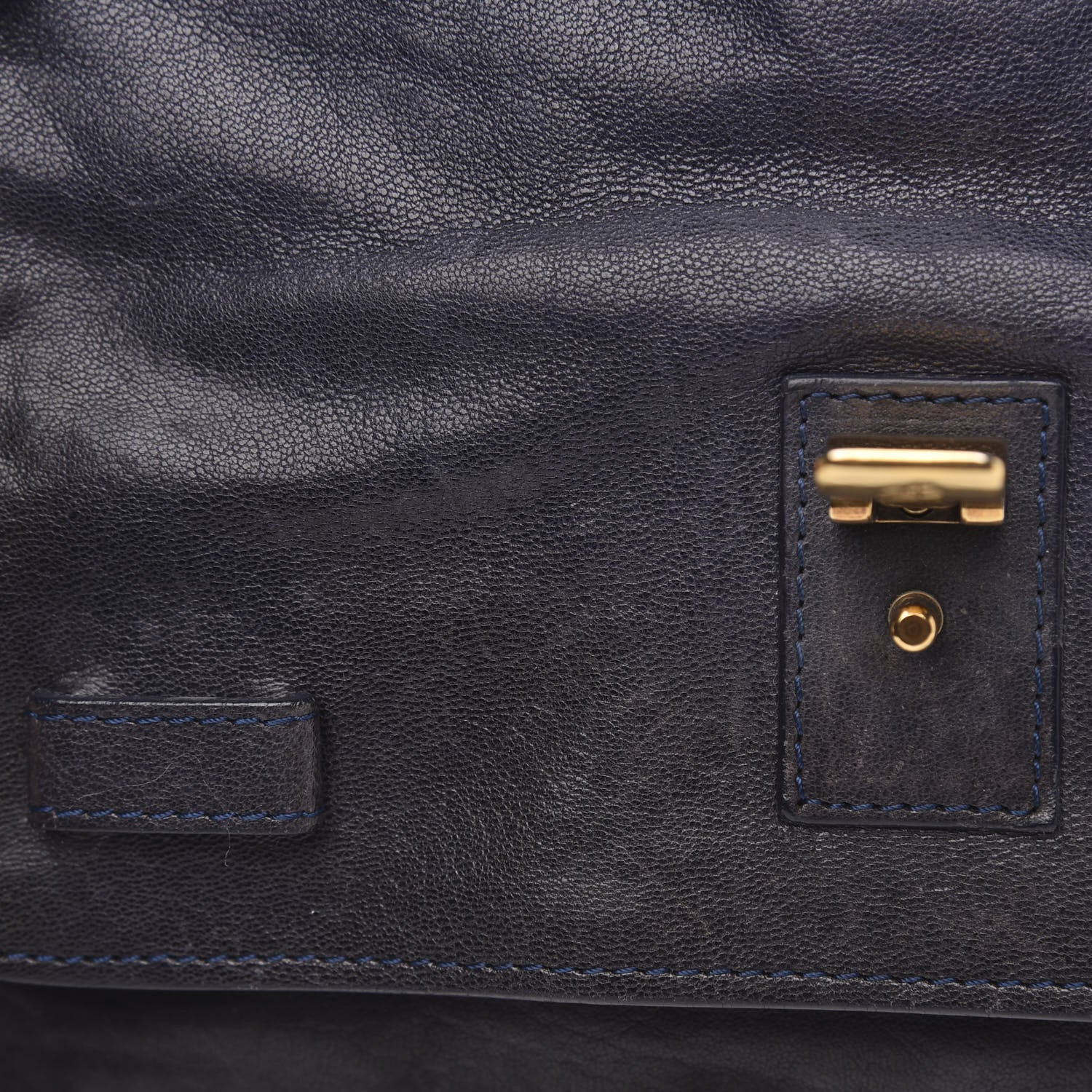 Proenza Schouler Lambskin Medium PS1 Satchel Navy 13 of 15