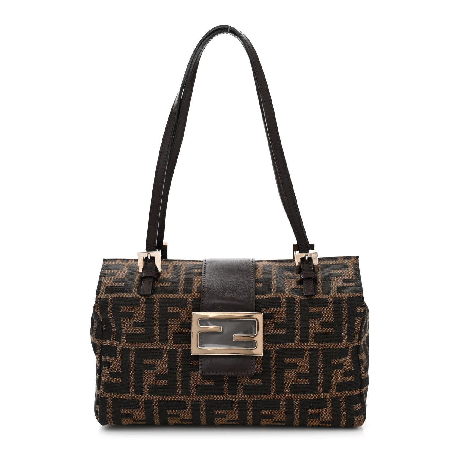 Fendi Zucca Shoulder Bag Tobacco 1 of 9