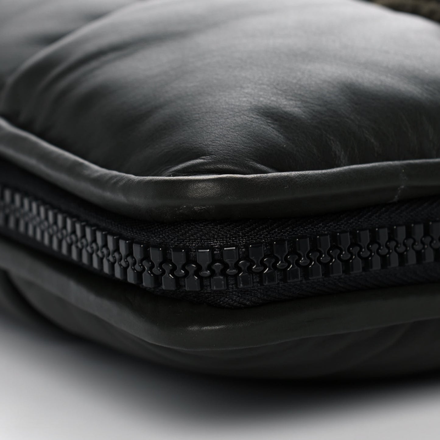 Calfskin Maxi Intrecciato Puffy Laptop Pouch Camping