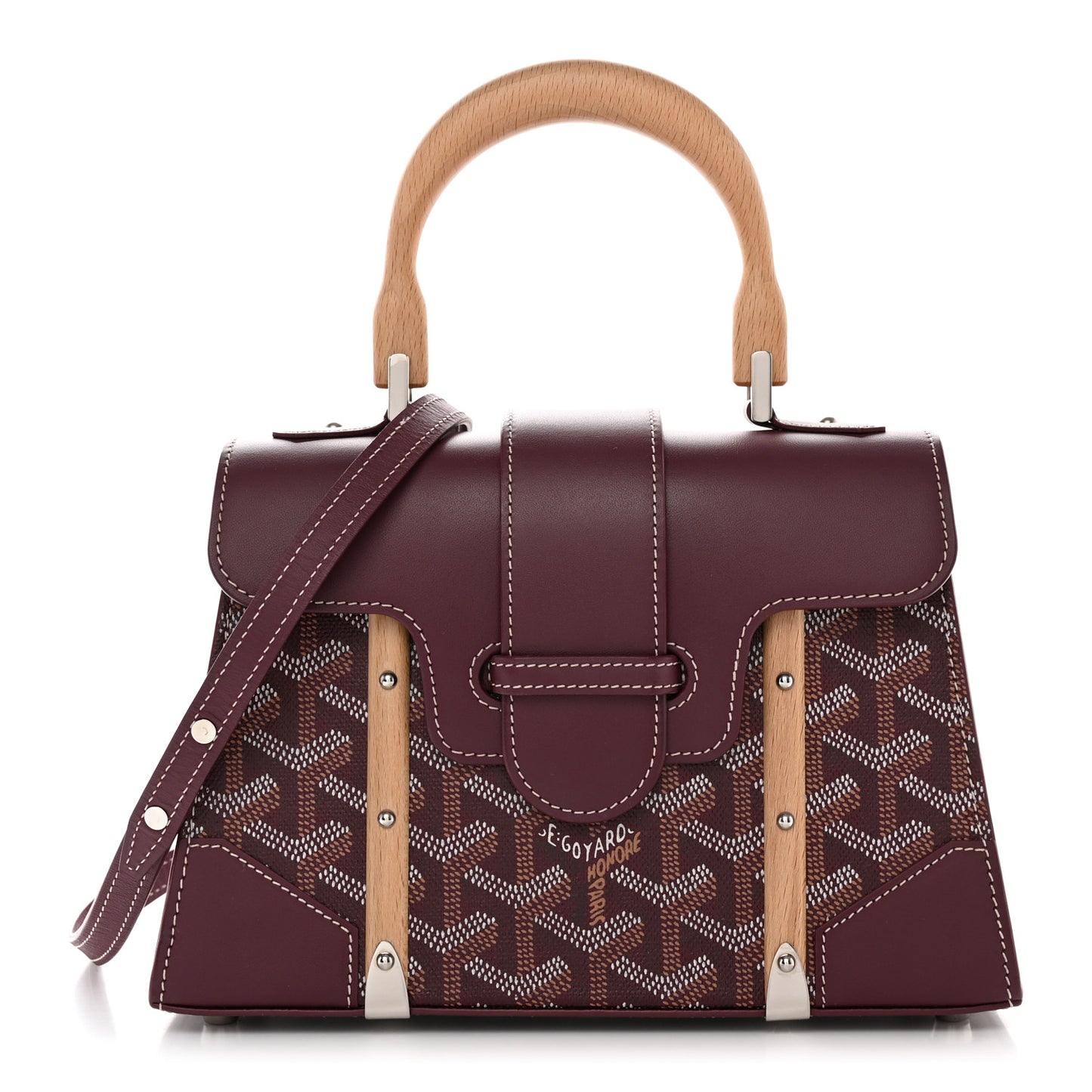 Goyardine Structure Mini Saigon Burgundy