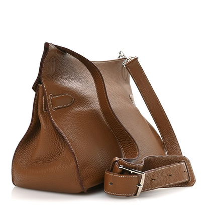 Hermes Taurillon Clemence Jypsiere 37 Gold 3 of 11