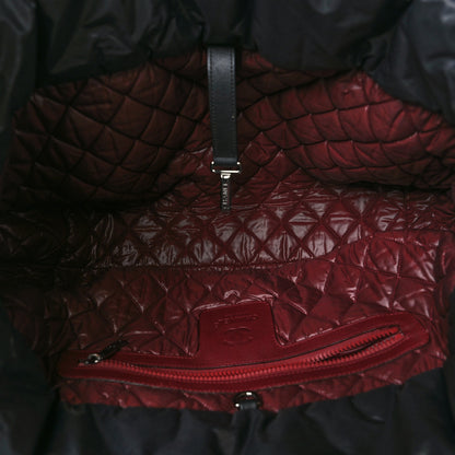 Chanel Nylon Quilted Medium Coco Cocoon Reversible Tote Black 5 of 9