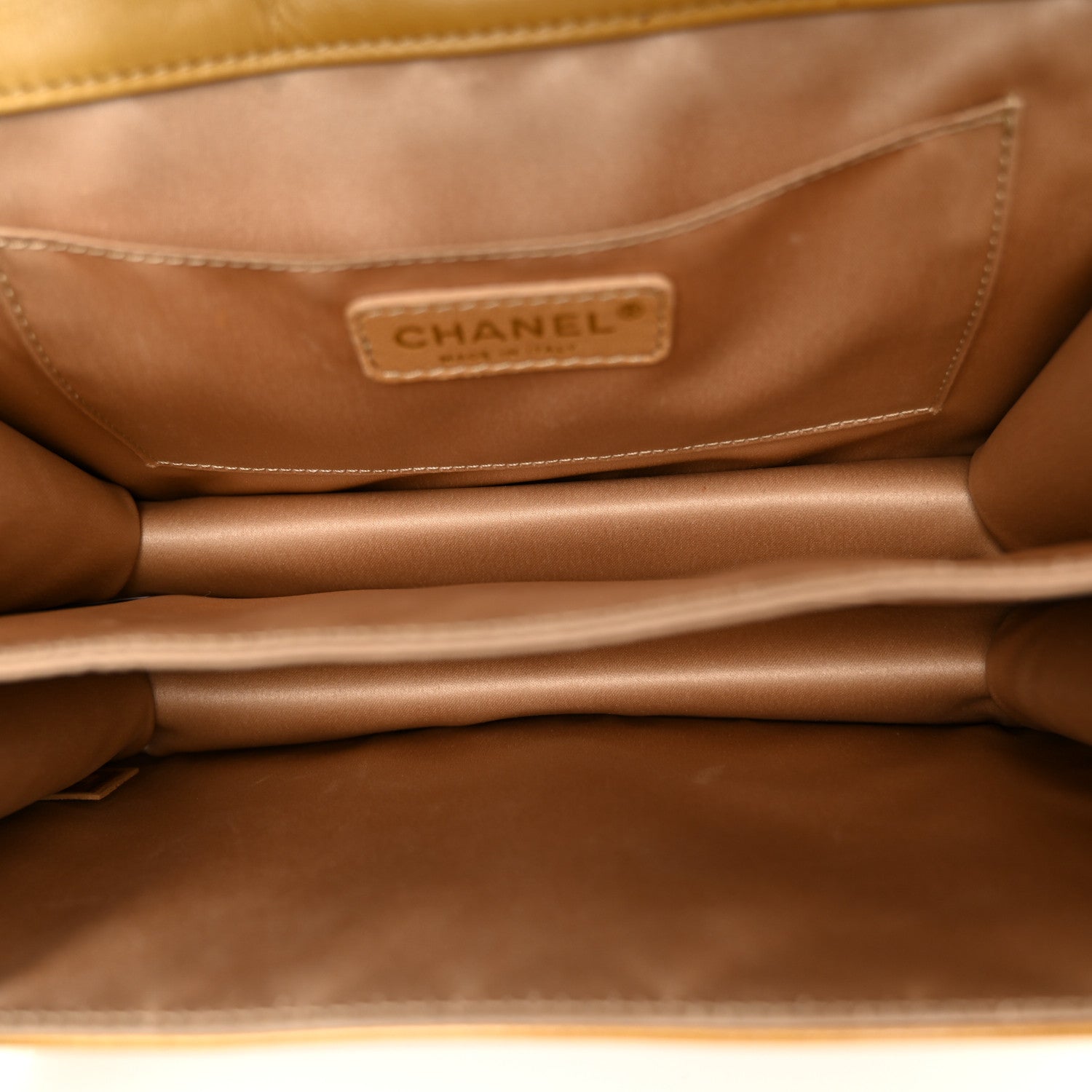 Chanel Patent Medium Madison Flap Gold 5 of 13