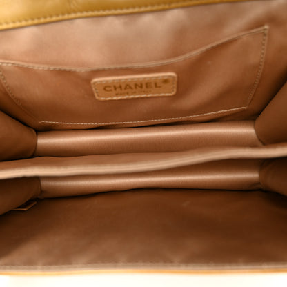 Chanel Patent Medium Madison Flap Gold 5 of 13