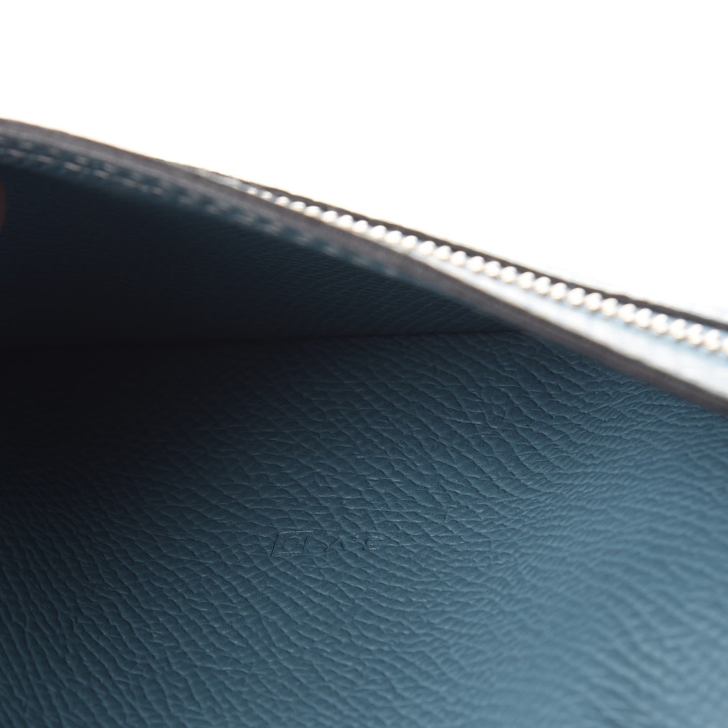 Hermes Epsom Bearn Wallet Blue Jean 7 of 7