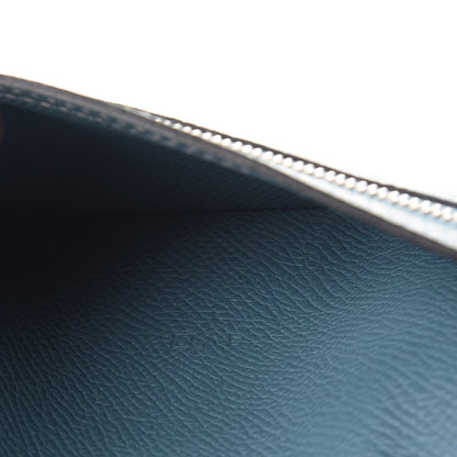 Hermes Epsom Bearn Wallet Blue Jean 7 of 7