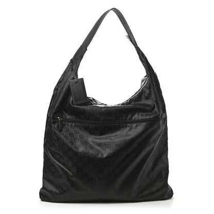 Gucci Nylon Monogram Collapsible Travel Bag Black 1 of 9