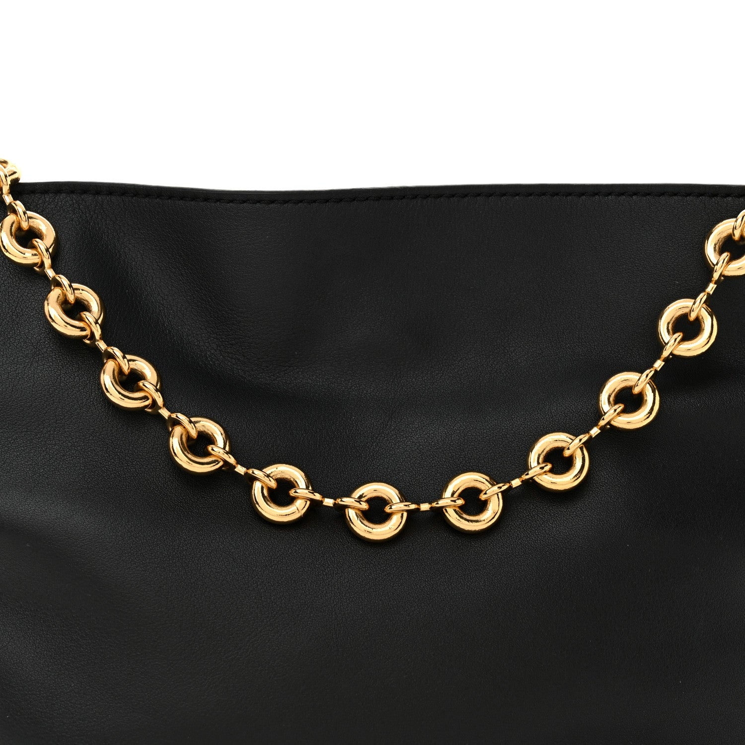 Loewe Nappa Calfskin Mini Flamenco Knot Clutch With Chain Black 8 of 12