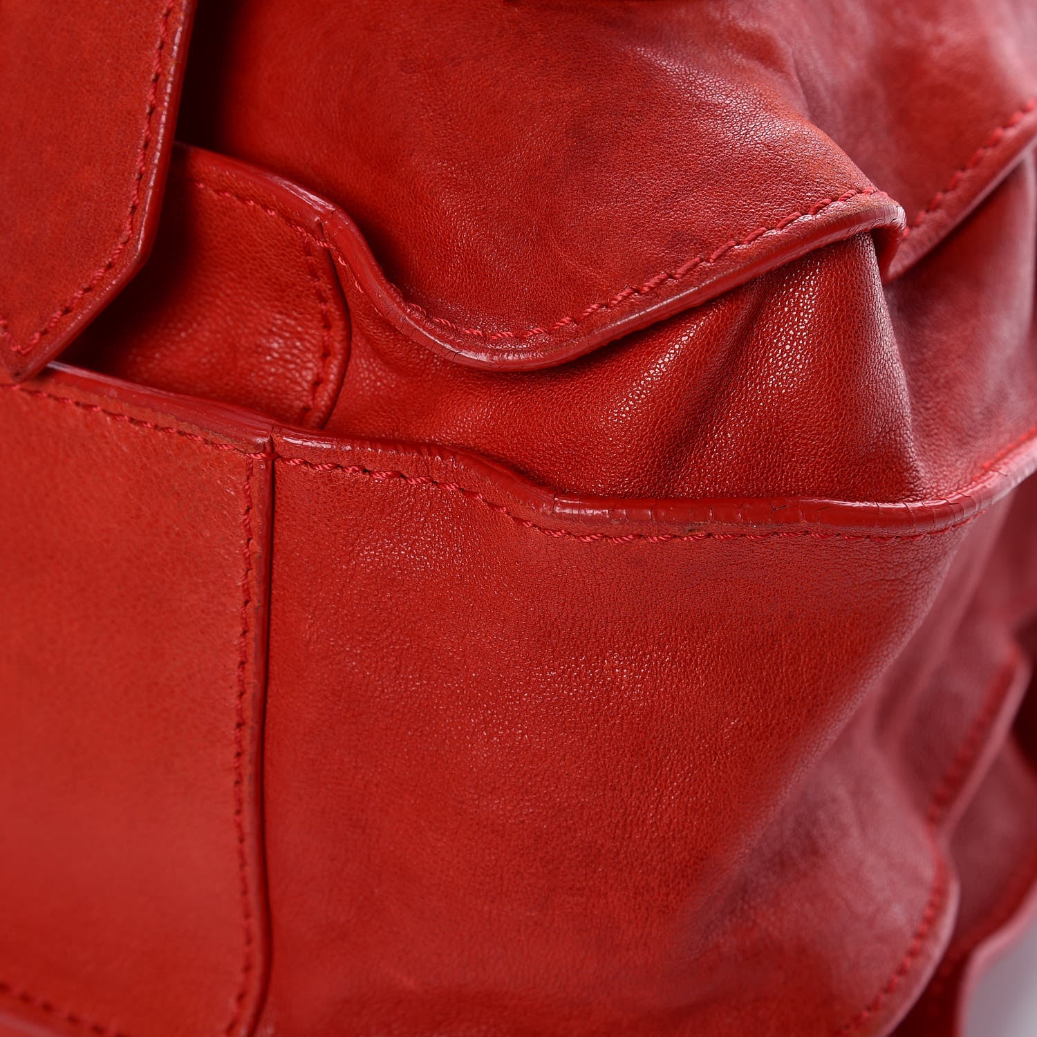 Proenza Schouler Lambskin PS1 Extra Large Satchel Lipstick Red 10 of 20
