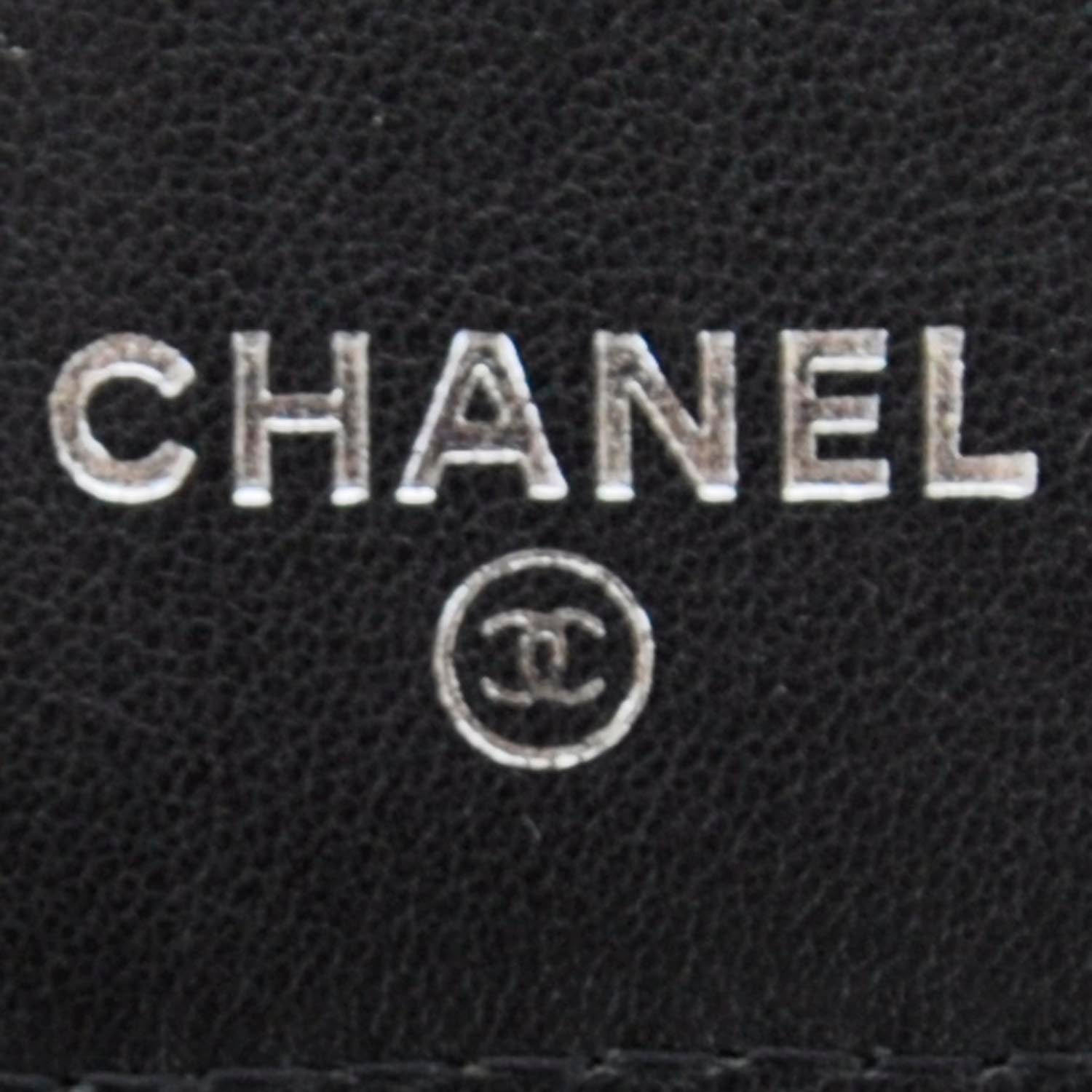 Chanel Patent Camellia Large Yen Wallet Black 8 of 10