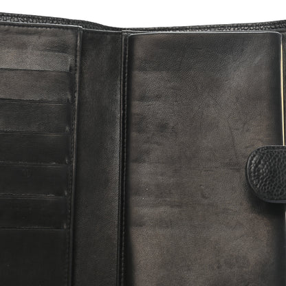 Chanel Caviar Timeless CC French Wallet Black 9 of 13