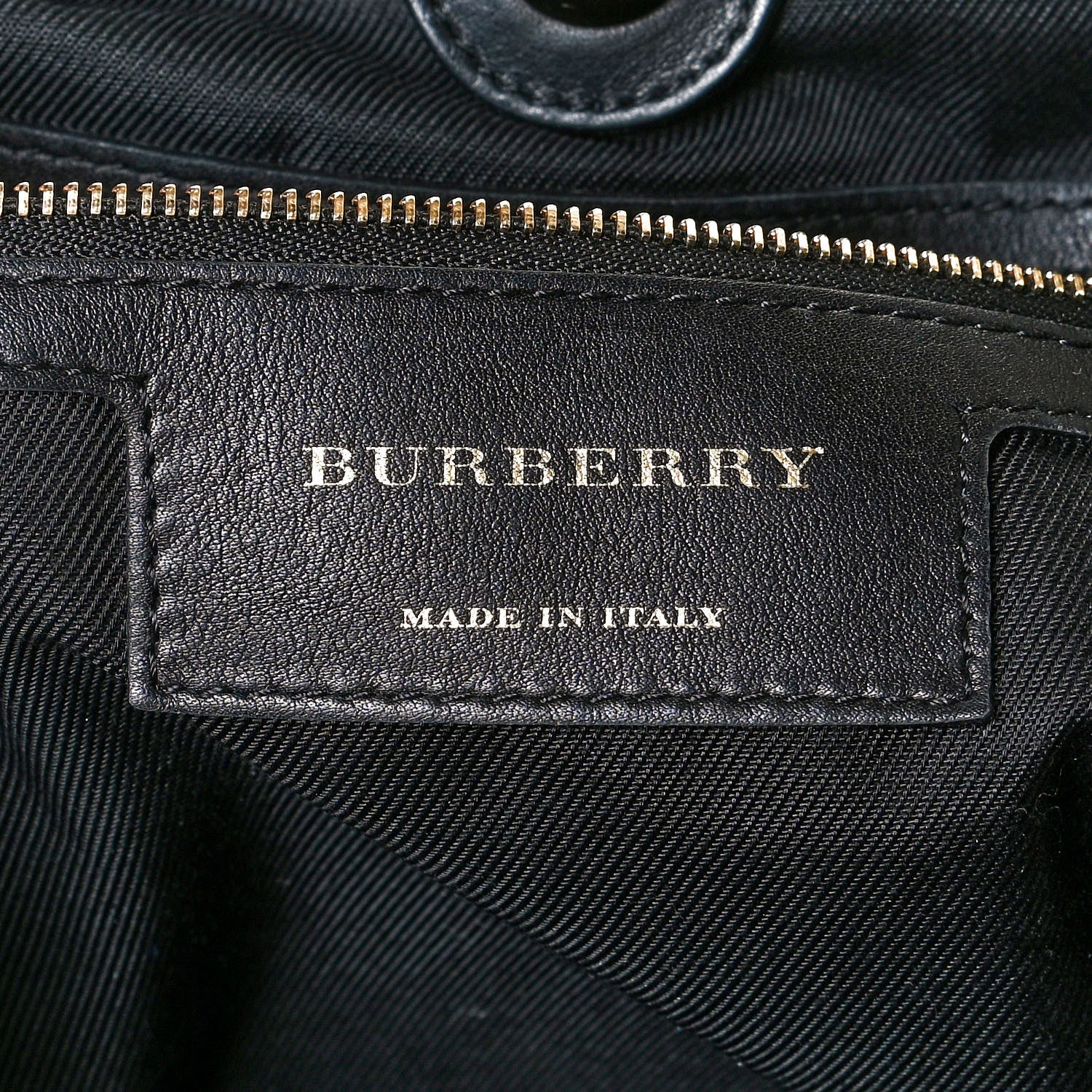 Burberry Nylon Calfskin Camouflage Check Small Canterbury Tote Black 6 of 11