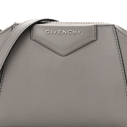 Givenchy Sugar Goatskin Nano Antigona Pearl Grey 8 of 13