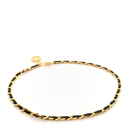 Chanel Lambskin Chain CC Medallion Belt Black Gold 2 of 5