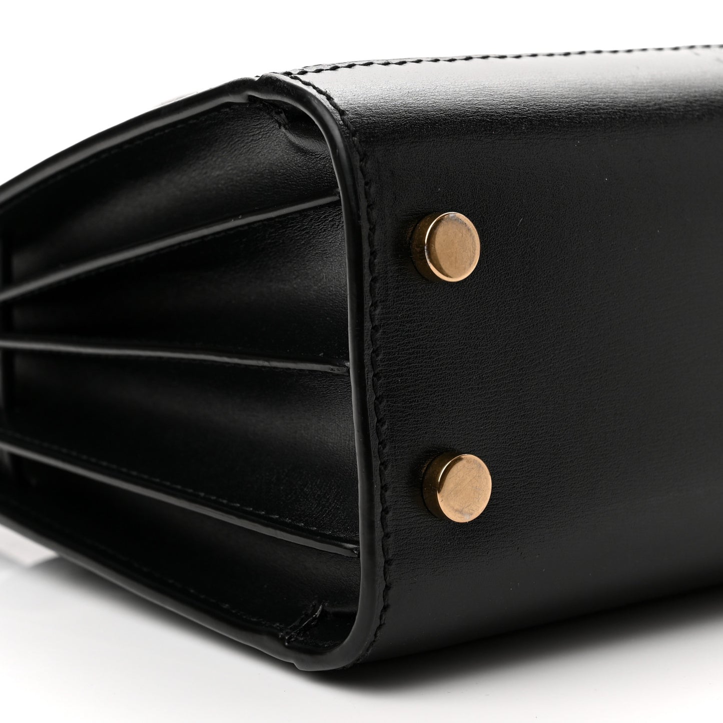 Calfskin Paglia Palm Nano Sac De Jour Black