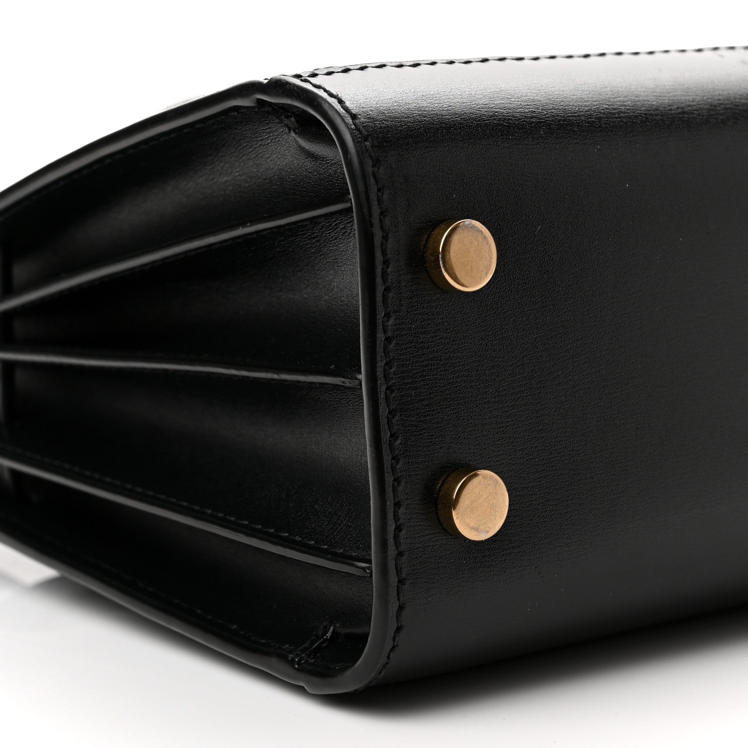 Saint Laurent Calfskin Paglia Palm Nano Sac De Jour Black 8 of 10