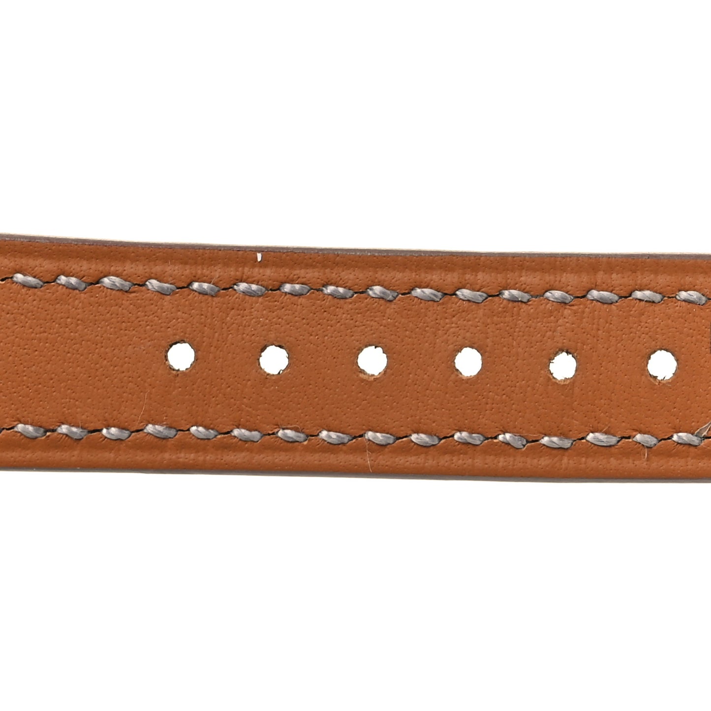 Matte Alligator Heure H Hour Watch Strap Gris Perle