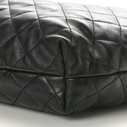 Saint Laurent Lambskin Quilted Maxi Icare Shopping Tote Black 11 of 11