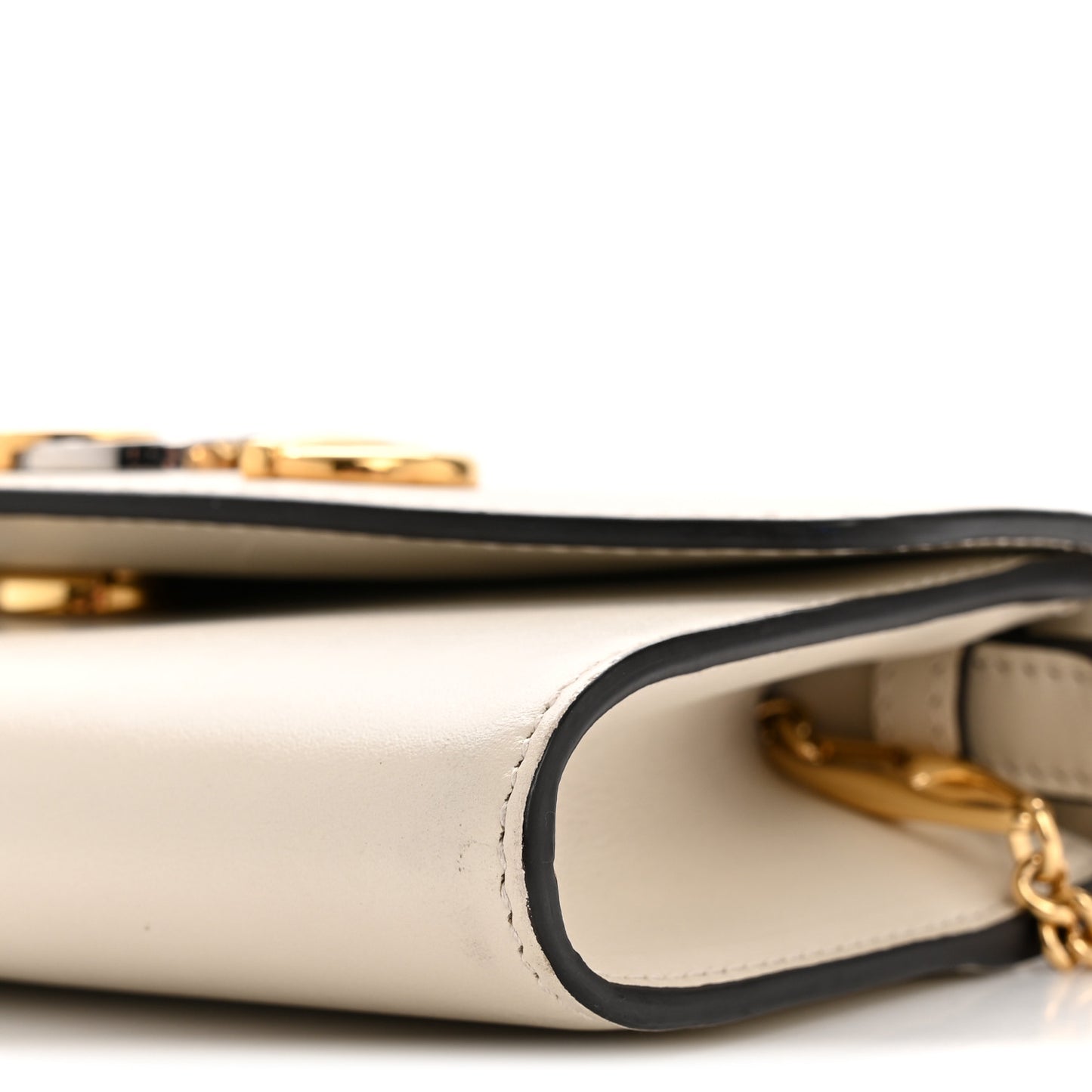 Smooth Calfskin Mini Zumi Shoulder Bag Mystic White