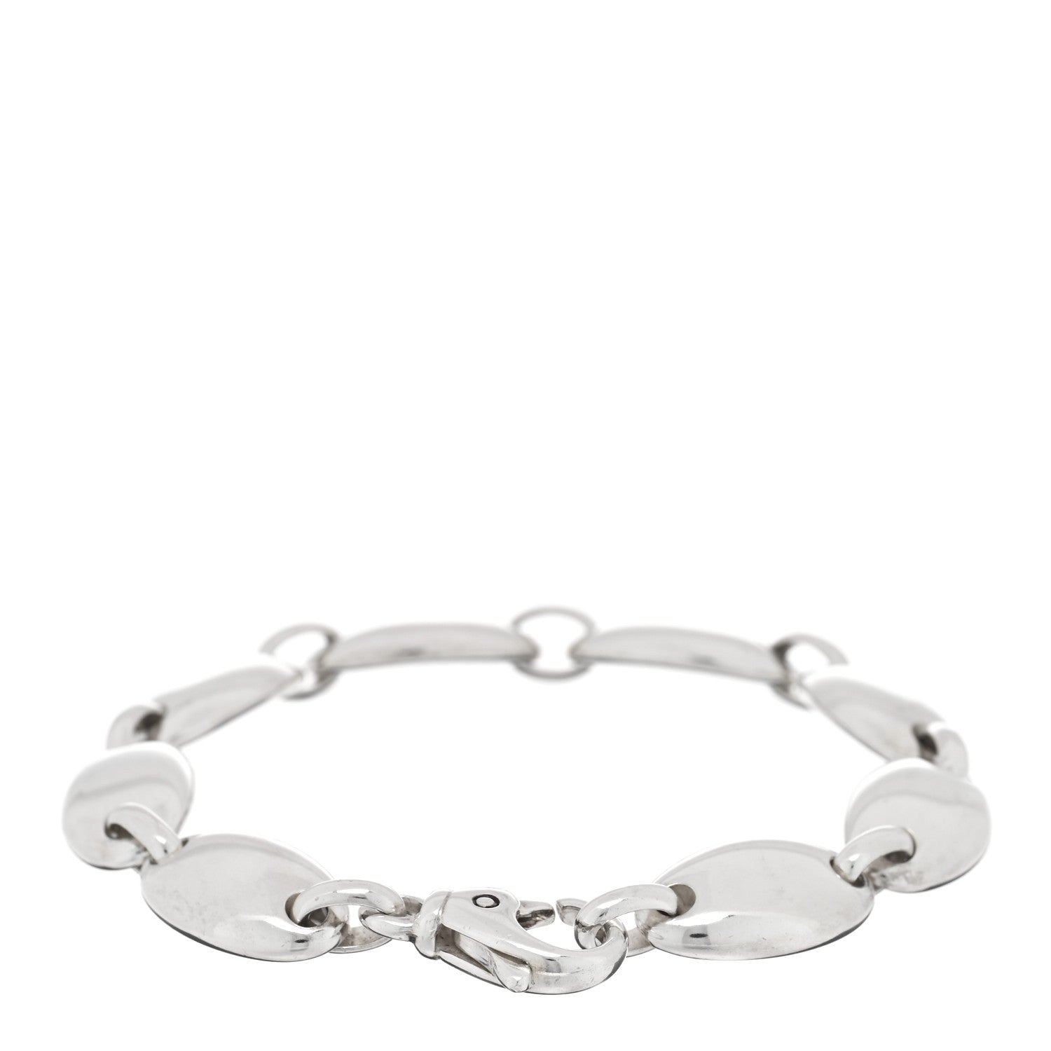 Tiffany Sterling Silver Pebble Link Bracelet 2 of 4
