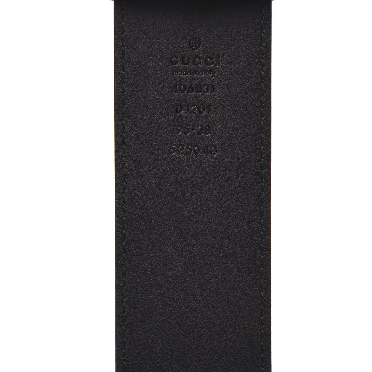 Textured Calfskin Double G 40mm Belt 95 38 Black
