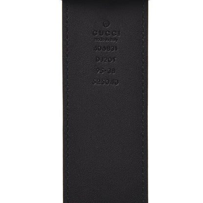 Gucci Textured Calfskin Double G 40mm Belt 95 38 Black 4 of 5