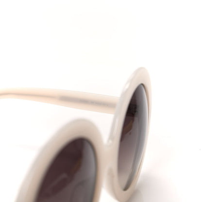 Celine Round Sunglasses CL 40081U White 6 of 6