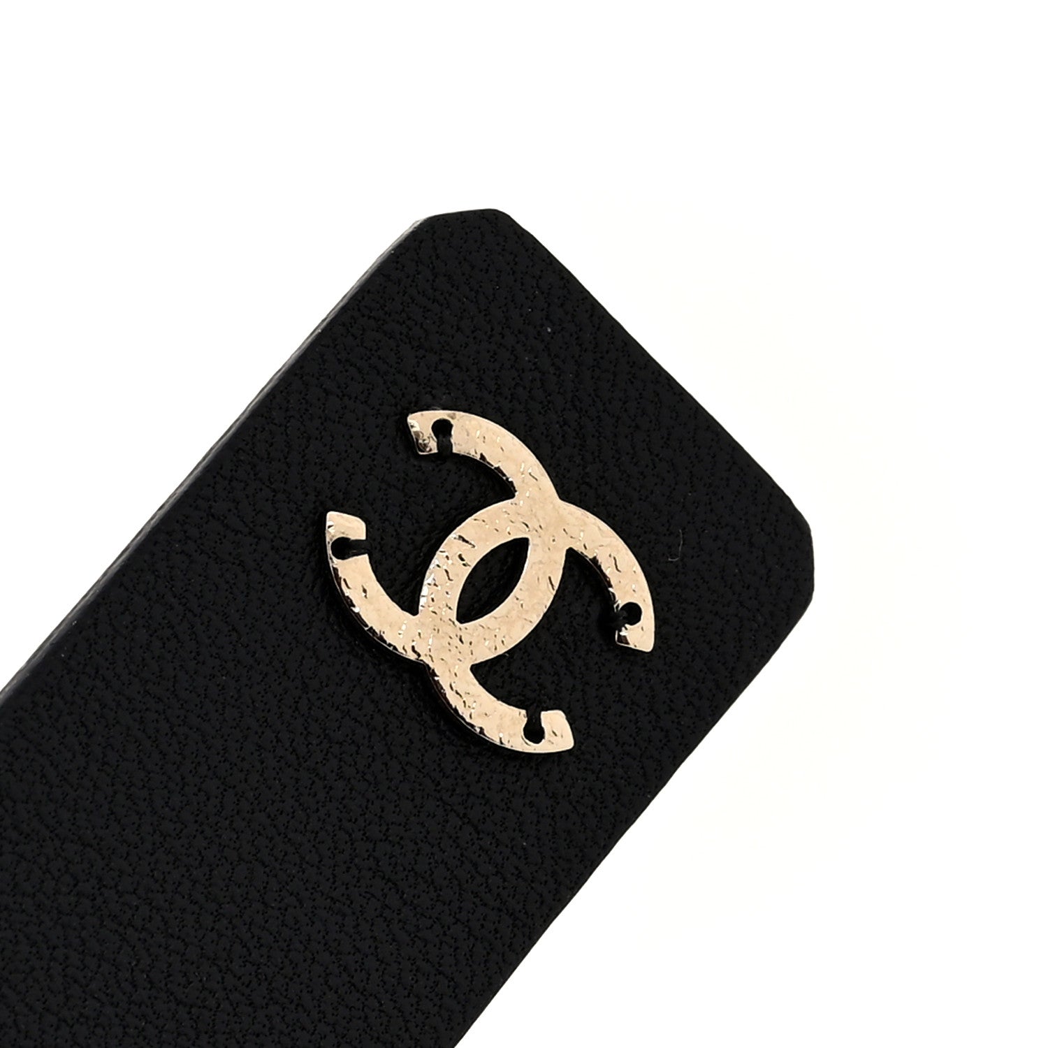 Chanel Lambskin Pearl CC Chain Belt S Black Pearly White 3 of 3