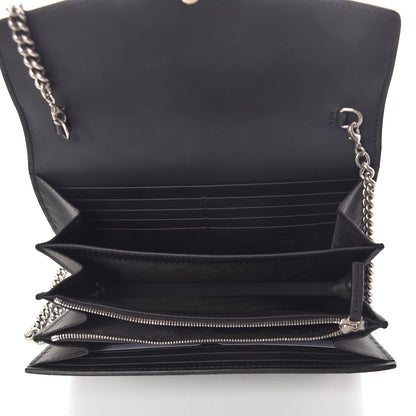 Gucci Suede Mini Dionysus Chain Wallet Black 7 of 8