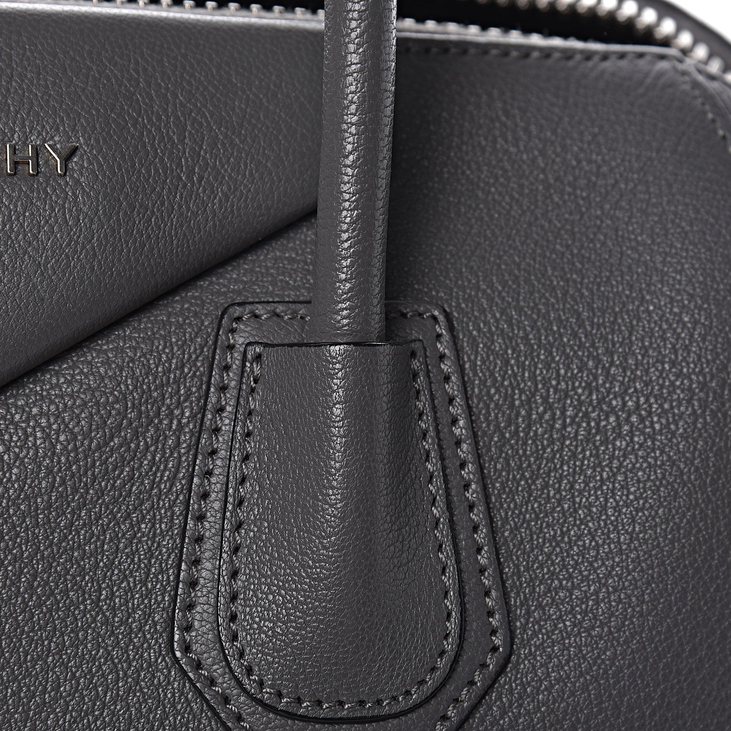 Givenchy Sugar Goatskin Medium Antigona Dark Grey 12 of 20