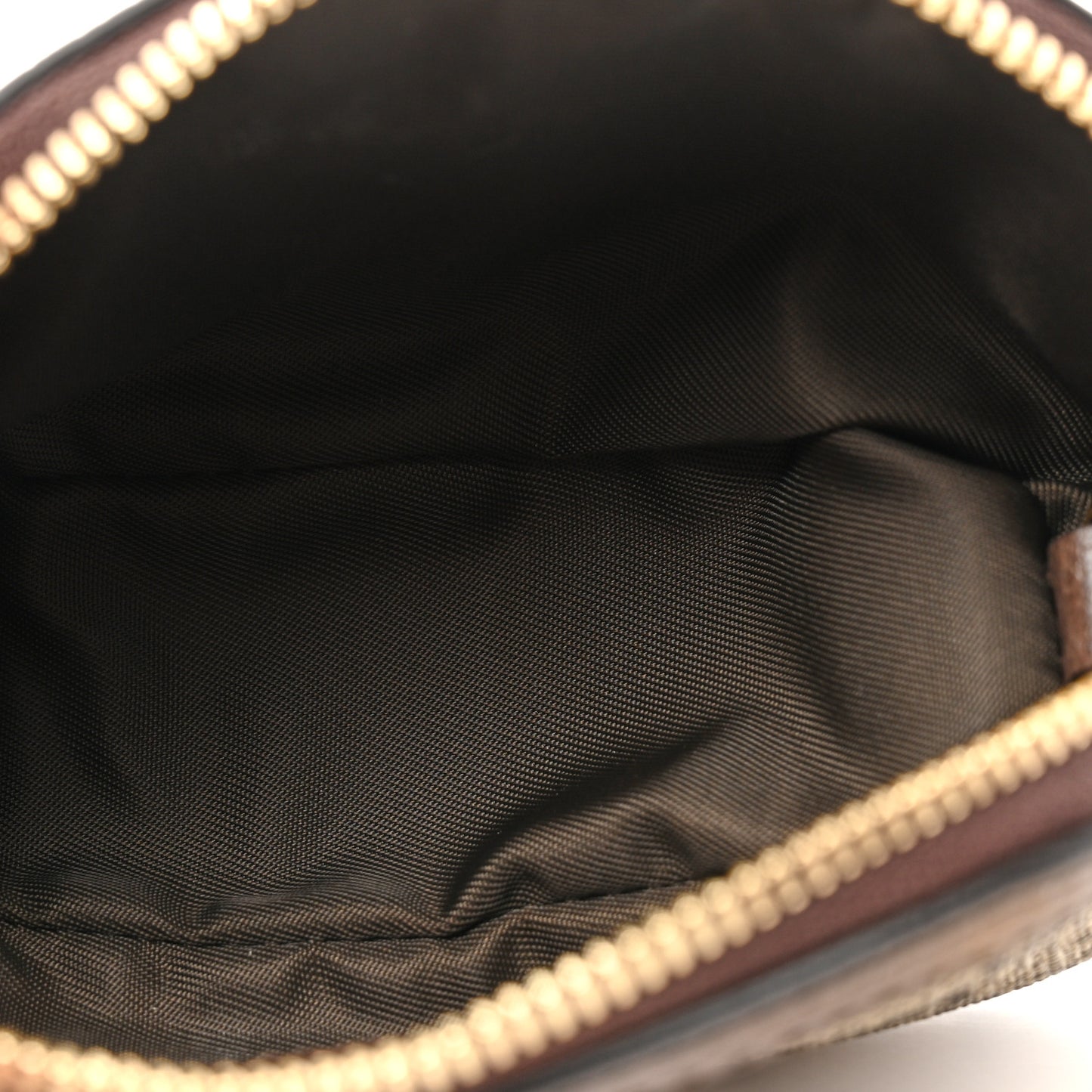 GG Supreme Monogram Web Ophidia Dome Key Pouch Beige New Acero