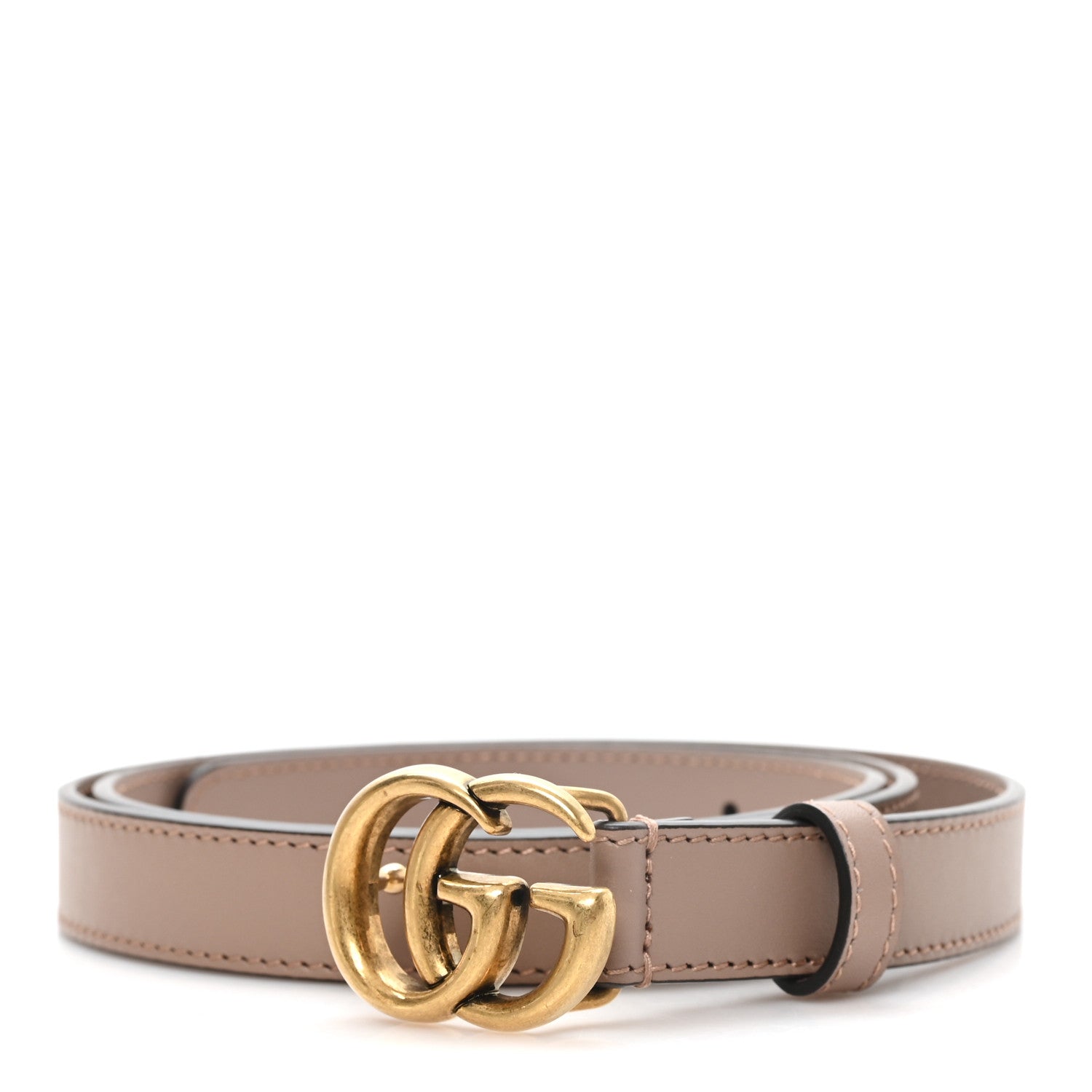 Gucci Calfskin Double G 20mm Belt 90 36 Porcelain Rose 1 of 4