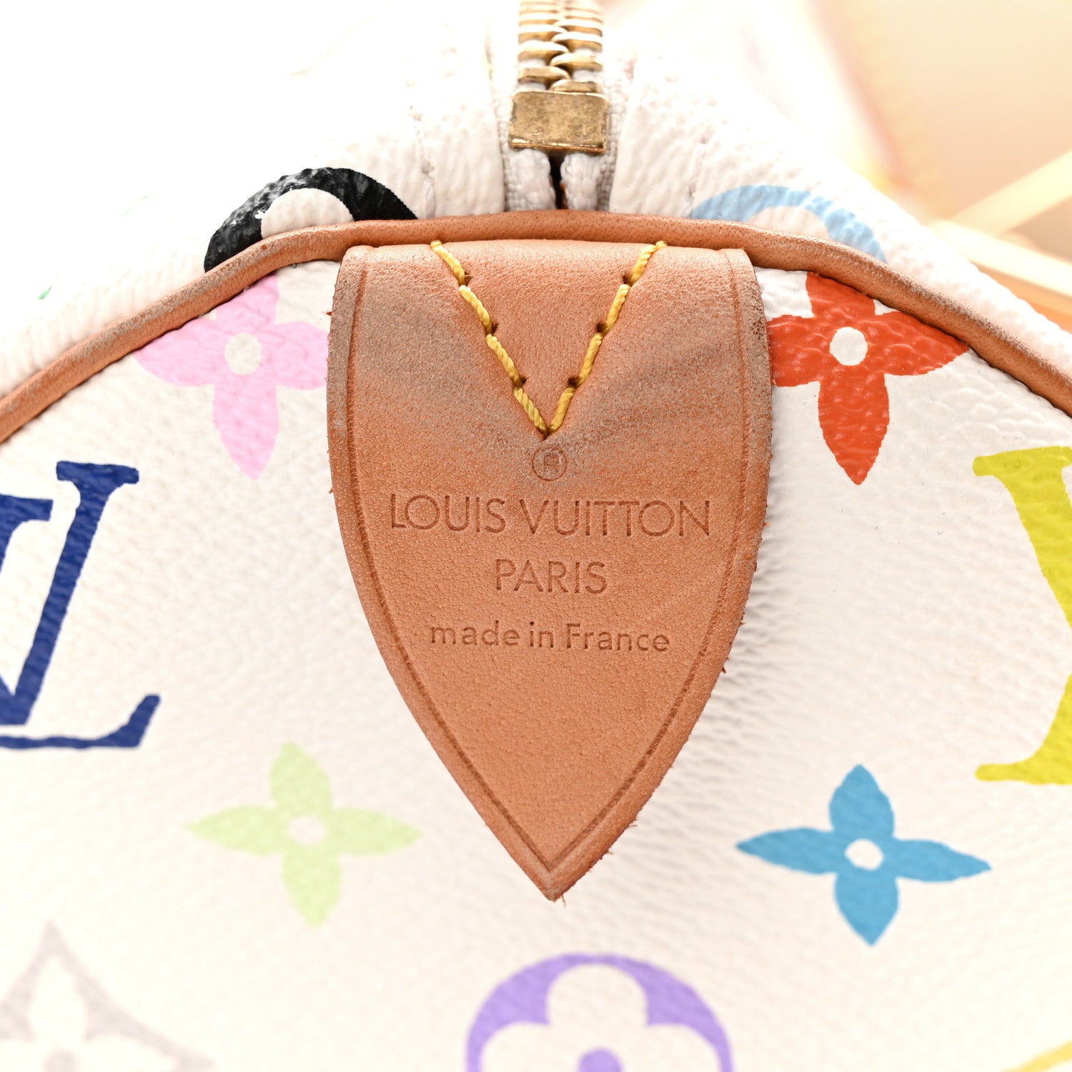 Louis Vuitton Monogram Multicolor Speedy 30 White 10 of 18