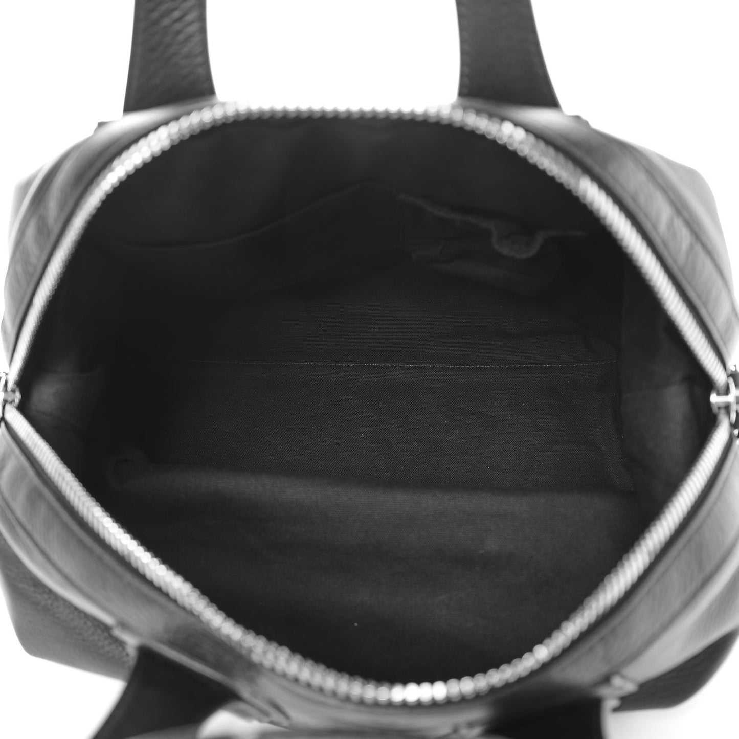 Waxed Calfskin Studded Medium Nightingale Black