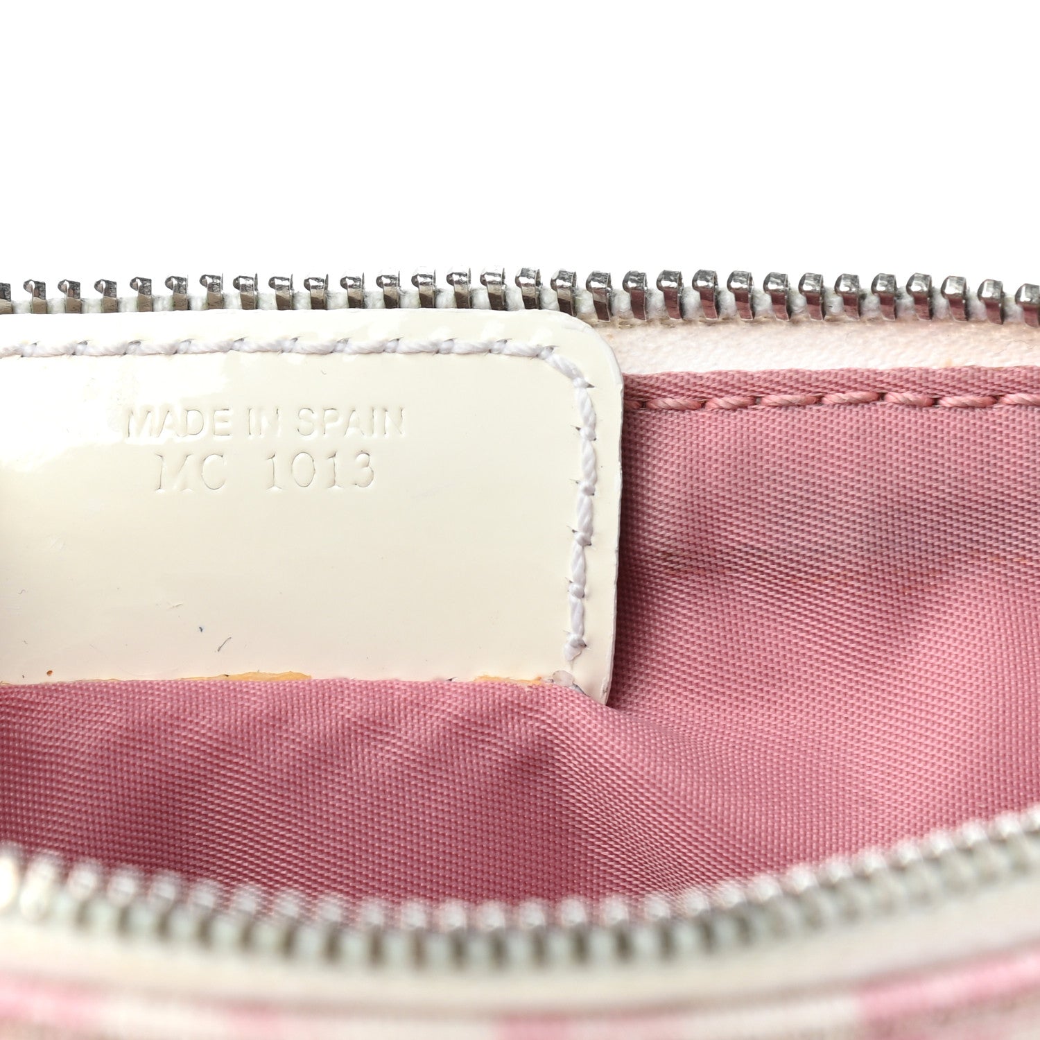 Christian Dior Monogram Mini Saddle Pochette Pink 7 of 10