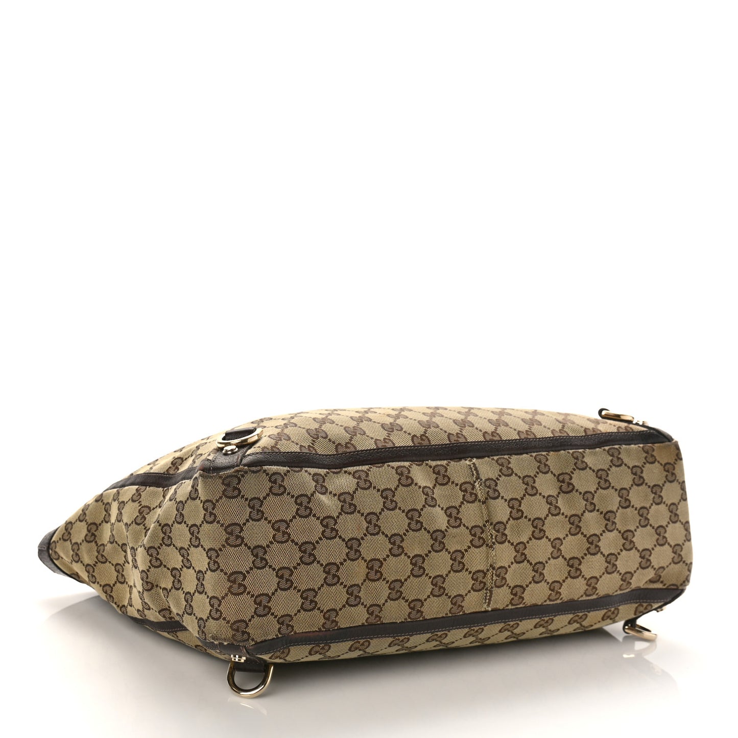 Monogram Large Abbey Tote Dark Brown