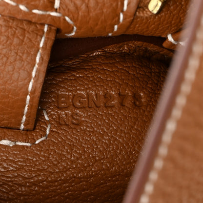 Hermes Togo Kelly Retourne 25 Gold 7 of 11