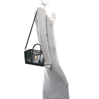 Givenchy Box Calfskin Mini Lock Antigona Shoulder Bag Green Forest 2 of 9