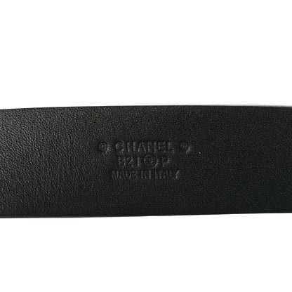 Chanel Calfskin CC Chain Belt 80 32 Black 4 of 8