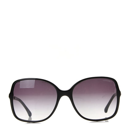 Chanel Lambskin Square Chain Sunglasses 5210-Q Black 2 of 7