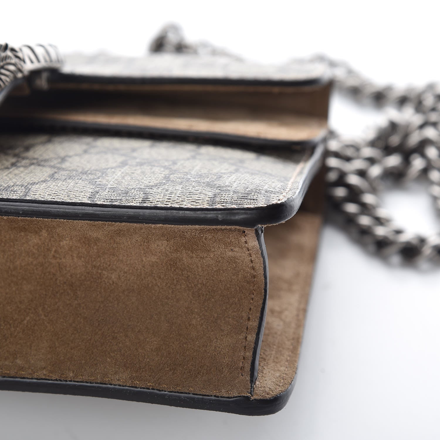 Gucci GG Supreme Monogram Mini Dionysus Shoulder Bag Taupe 12 of 12