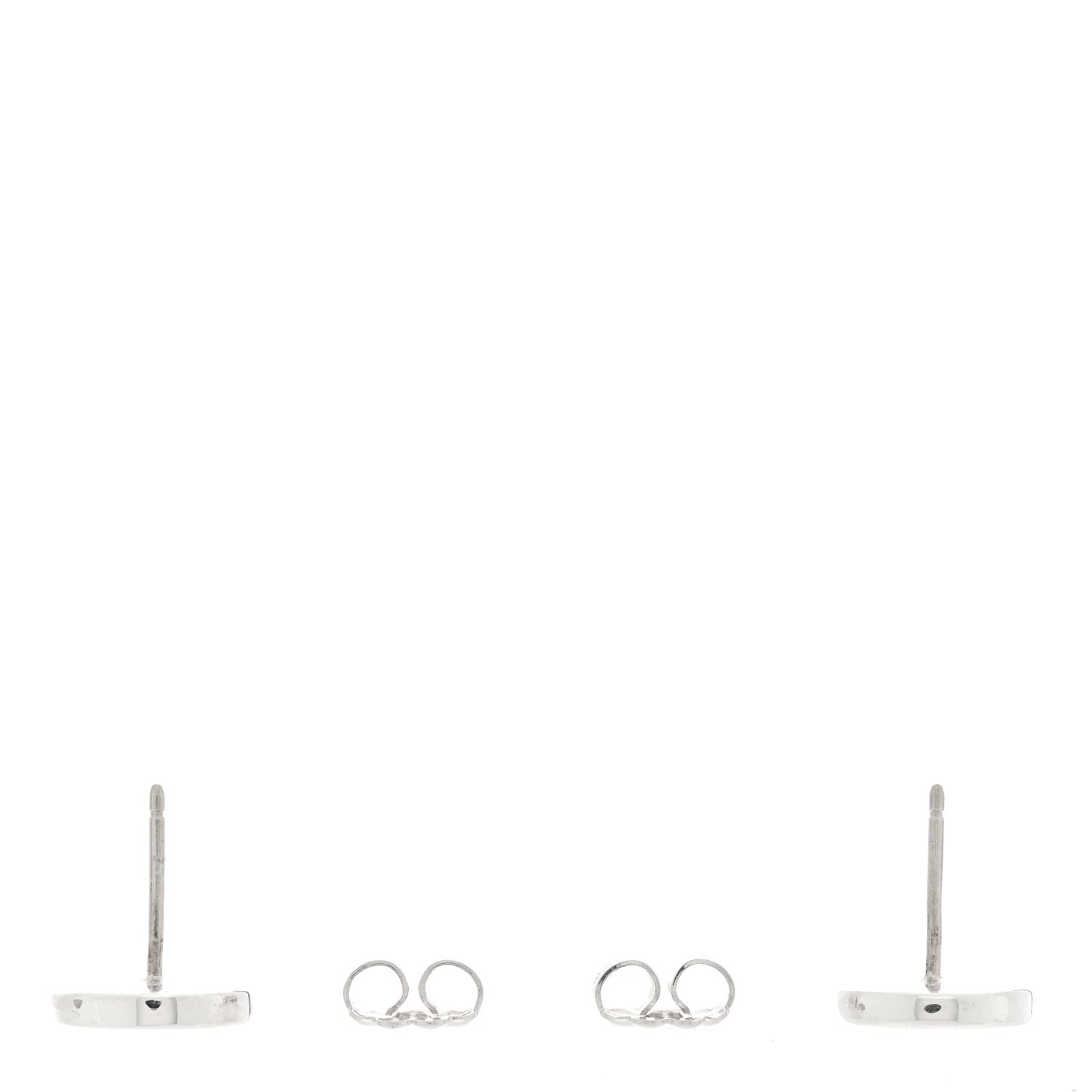 Tiffany Sterling Silver Return To Tiffany Circle Stud Earrings 3 of 4