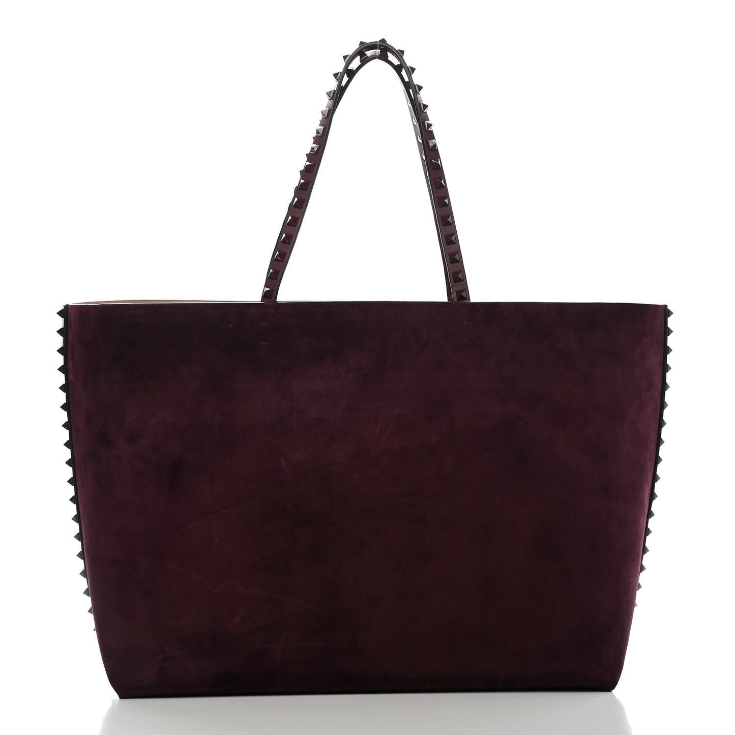 Suede Calfskin Rockstud Tote Maleficio