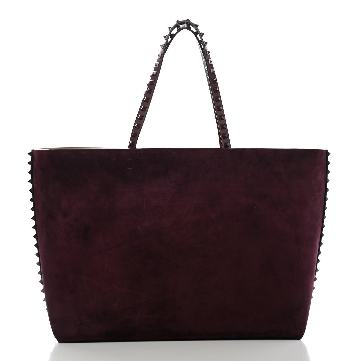 Valentino Garavani Suede Calfskin Rockstud Tote Maleficio 3 of 13