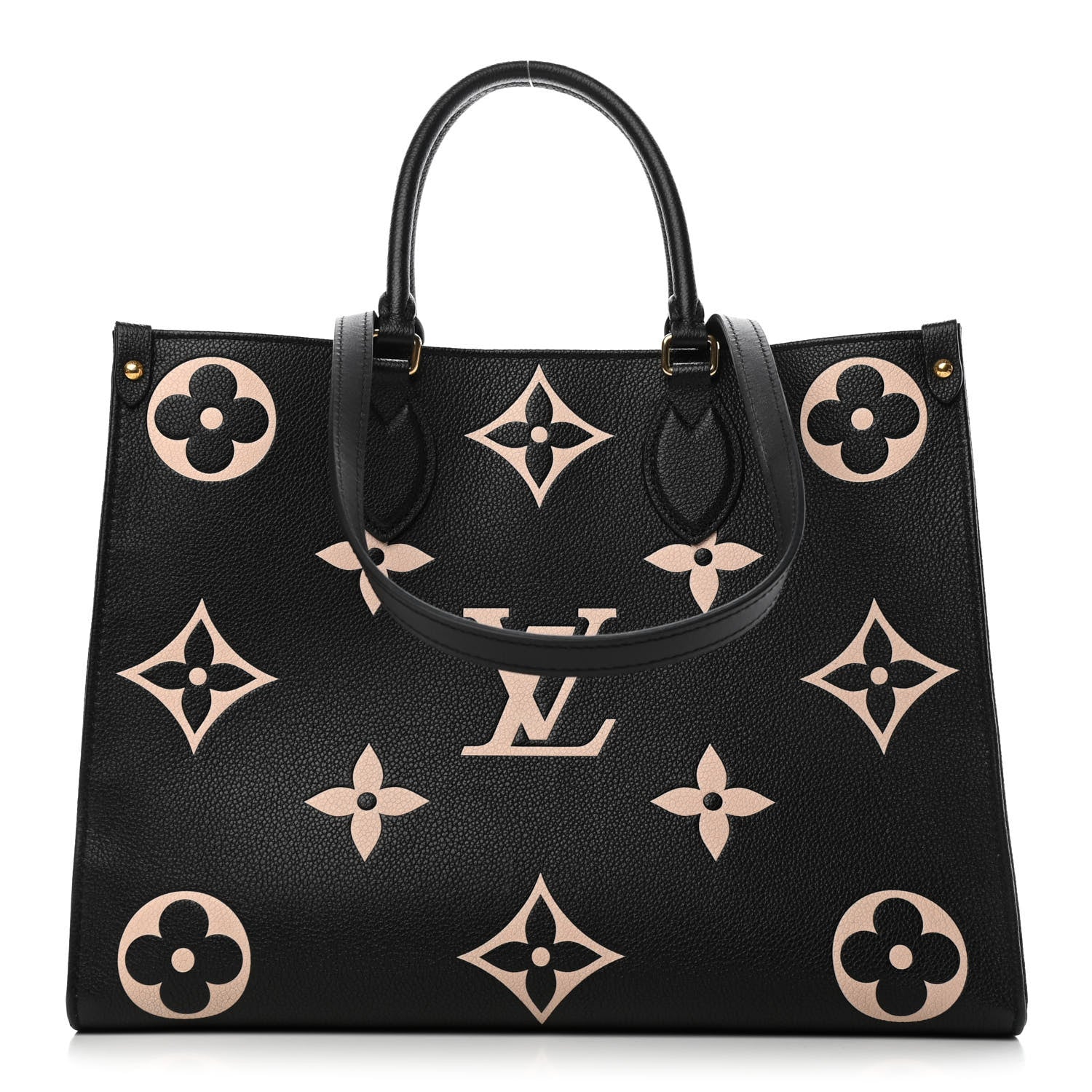 Louis Vuitton Empreinte Monogram Giant Onthego MM Black Beige 1 of 4