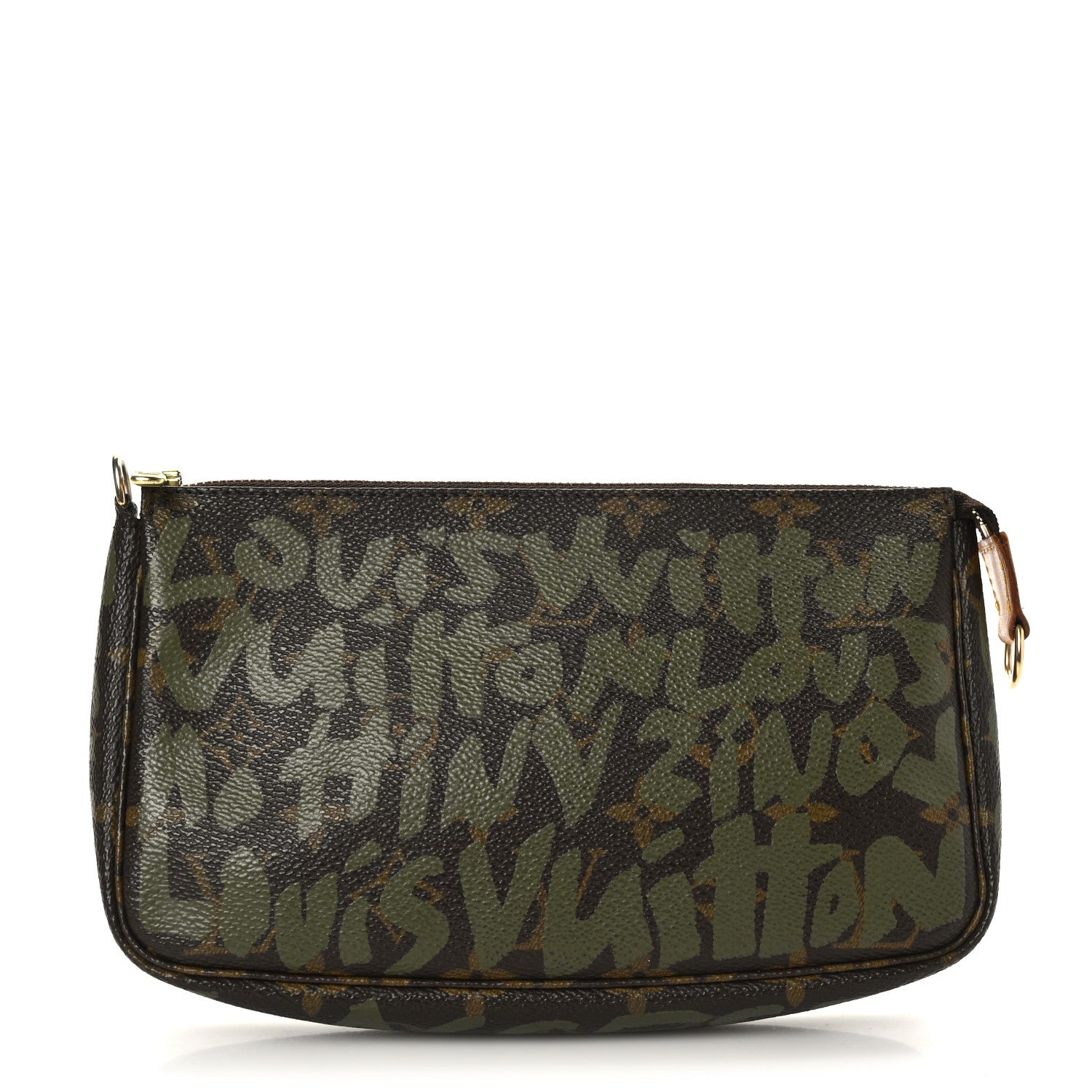 Louis Vuitton Monogram Graffiti Pochette Accessories Kaki 1 of 9
