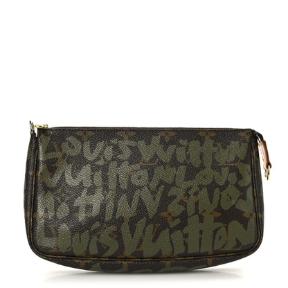 Louis Vuitton Monogram Graffiti Pochette Accessories Kaki 1 of 9