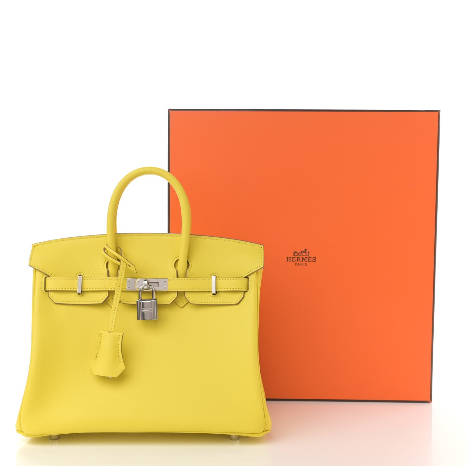 Hermes Swift Birkin 25 Lime 10 of 10